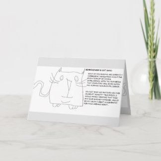 Schrodinger's Cat & Artificial Intelligence Card