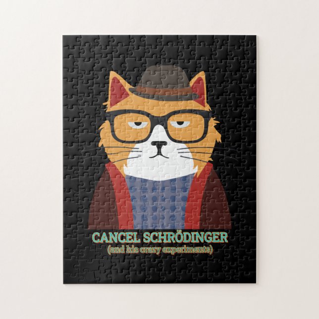 Schrodinger's Cat Jigsaw Puzzle (Vertical)