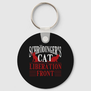 Schrödingers Cat Liberation Front Atom Key Ring