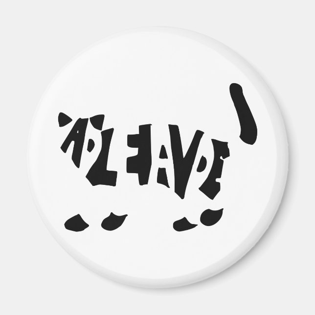 Schrödinger's cat magnet (Front)