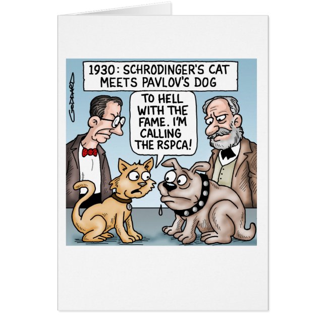 Schrodinger's cat meets Pavlov's dog (Front)