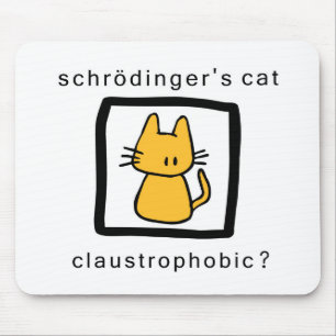 schrodinger's cat mouse pad