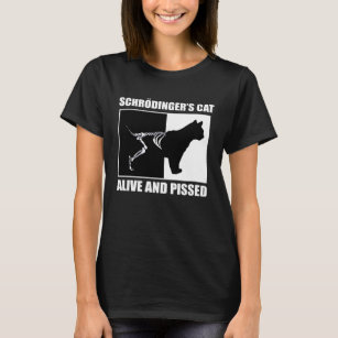 Schrödingers Cat Physics Maths Science Nerd T-Shirt