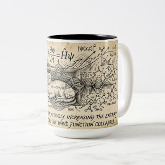 Schrodinger's Cat Quantum Physics Mug | Wave fnctn
