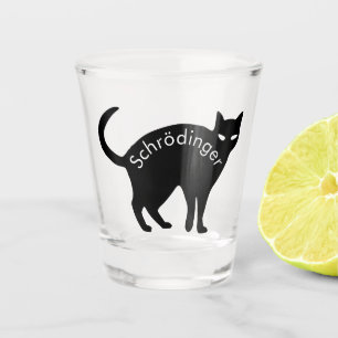 Schrödinger's cat shot glass
