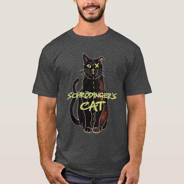 Schrodinger's Cat T-Shirt - Physics Gift (Front)