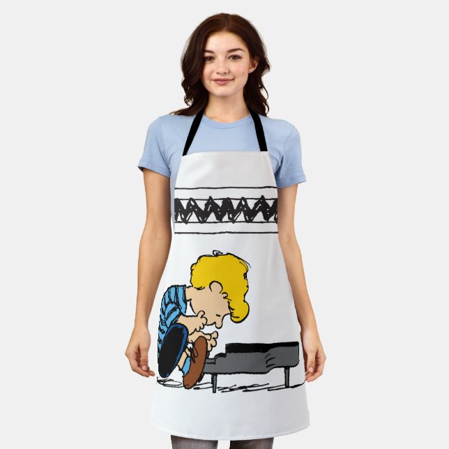 Schroeder Charlie Brown Music Apron (Worn)