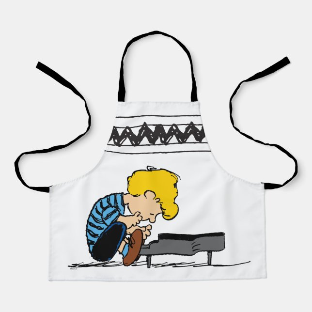 Schroeder Charlie Brown Music Apron (Front)