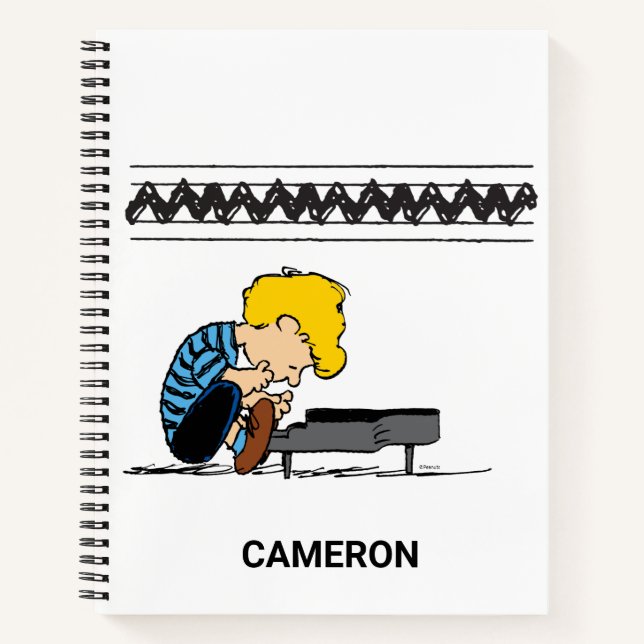 Schroeder Charlie Brown Music Notebook (Front)
