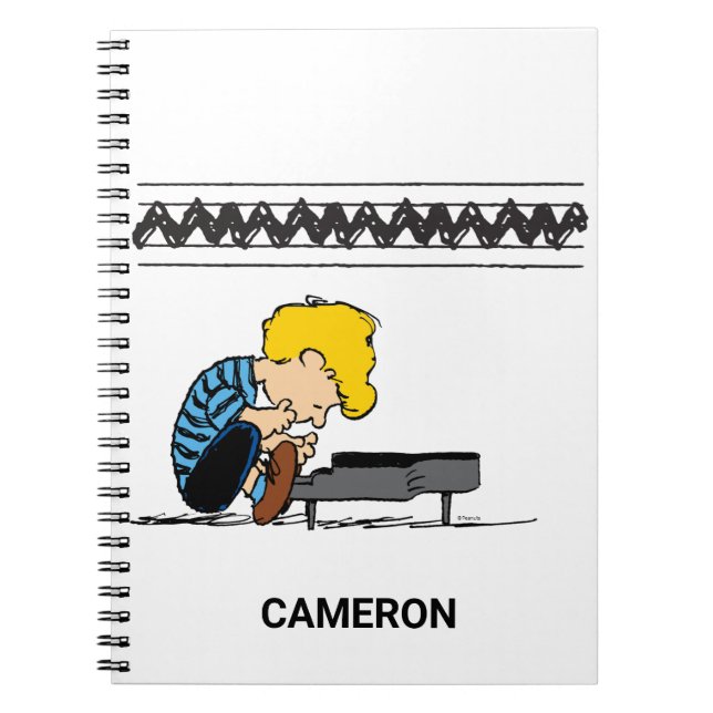 Schroeder Charlie Brown Music Notebook (Front)