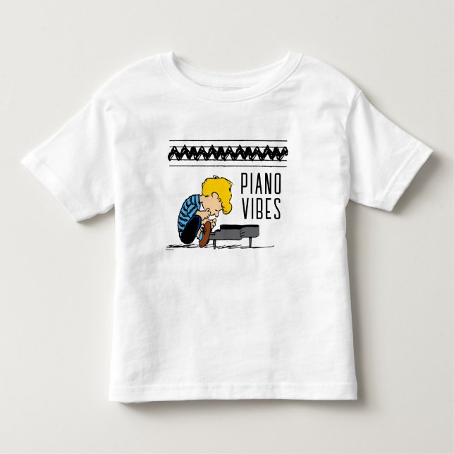 Schroeder Charlie Brown Music Toddler T-Shirt (Front)