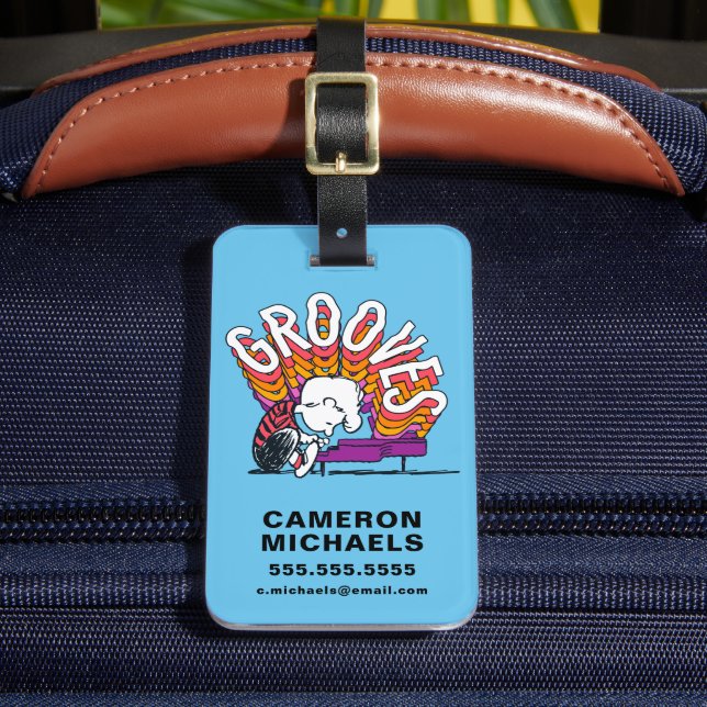 Schroeder - Grooves Luggage Tag (Front Insitu 2)