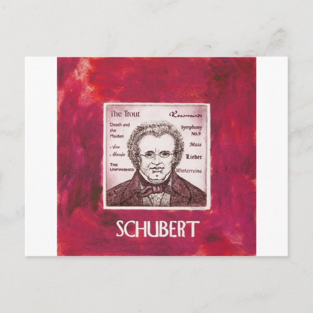 Schubert Postcard (Front)