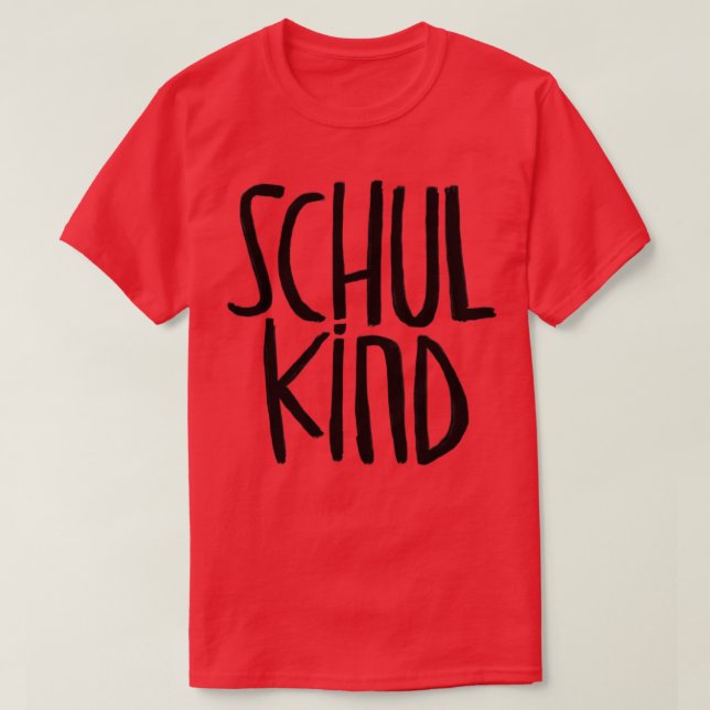 Schulkind T-Shirt (Design Front)