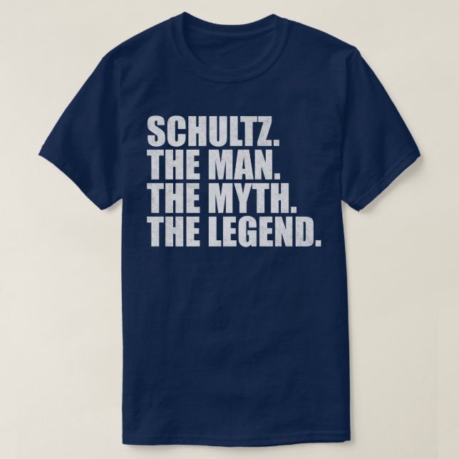 SchultzSchultz Family name Schultz last Name Schul T-Shirt (Design Front)