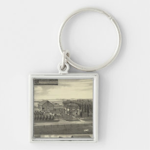 Schulz residence, Nebraska Key Ring