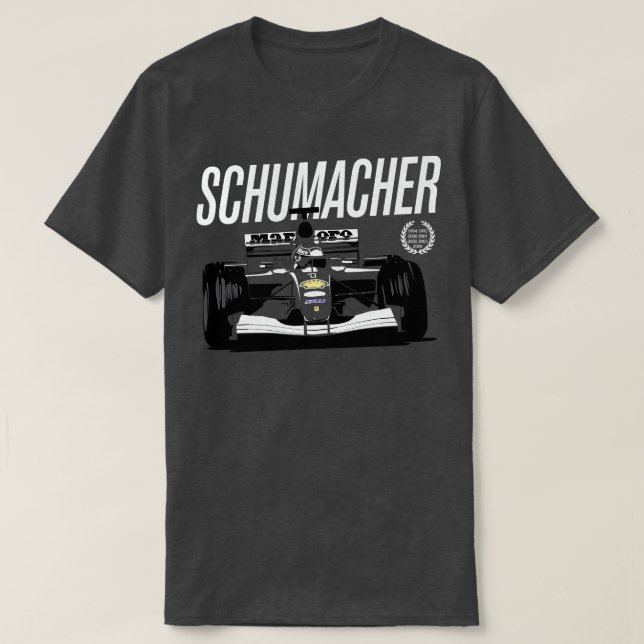 Schumacher 7 time World Champion T-Shirt (Design Front)