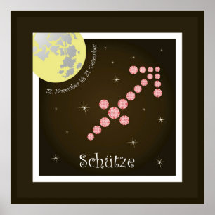 Schütze 23. November bis 21. Dezember Poster