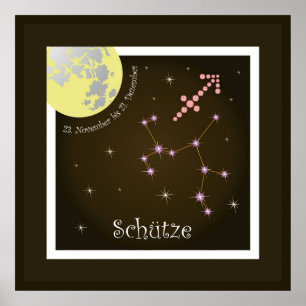 Schütze 23. November bis 21. Dezember Poster