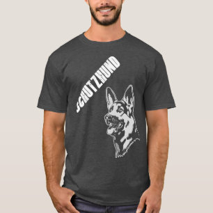 Schutzhund Protection dog in German Dog Training T-Shirt