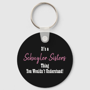 Schuyler Sisters Keychain