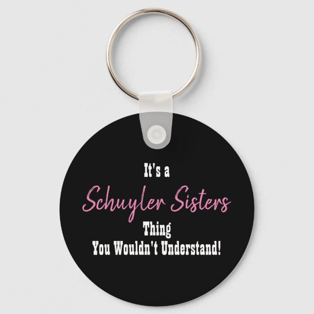 Schuyler Sisters Keychain (Front)