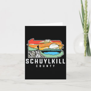 Schuylkill County Pennsylvania Nature Outdoor Hiki Card