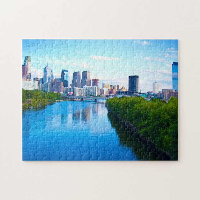 Schuylkill River Philadelphia. Jigsaw Puzzle (Horizontal)
