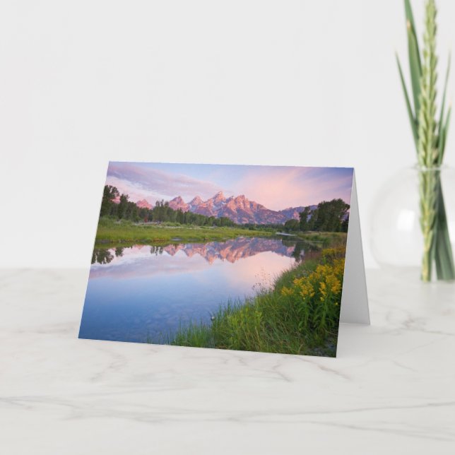 Schwabacher Landing Sunrise Card (Front)