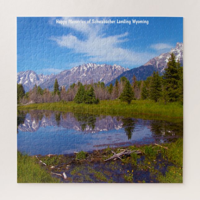 Schwabacher Landing Wyoming . Jigsaw Puzzle (Vertical)