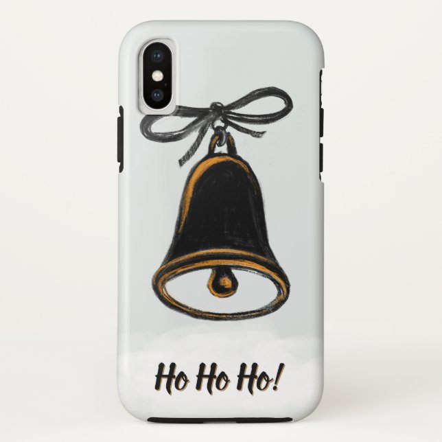 Schwarz weiß Glocke Case-Mate iPhone Case (Back)