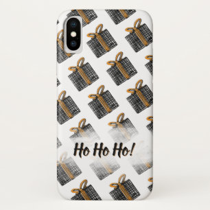 Schwarz weiß Päckchen iPhone X Case
