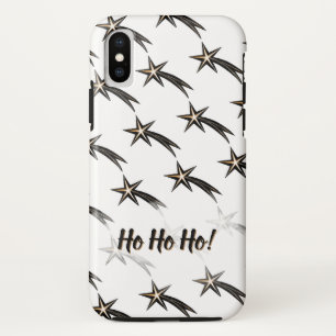 Schwarz weiß Sternschnuppe iPhone X Case