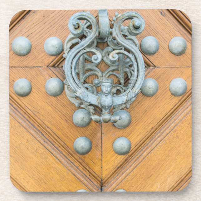 Schwarzenbersky Palace Door Knocker Coaster (Front)