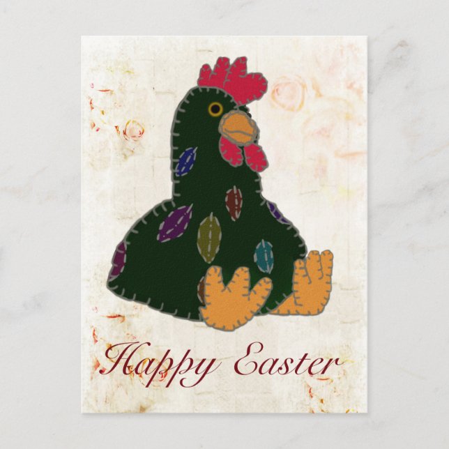 Schwarzes Huhn Postcard (Front)