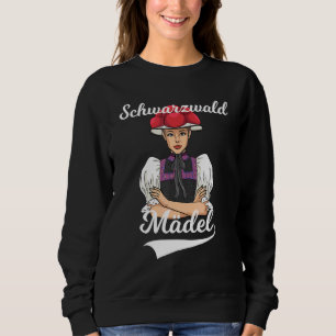Schwarzwald Bollenhut Home Black Forest Girl Sweatshirt