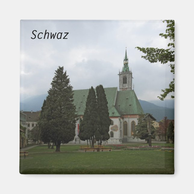 Schwaz church magnet (Front)