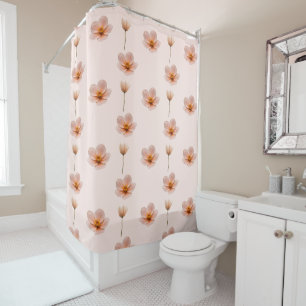 Schwebende Blumenmelodie Shower Curtain
