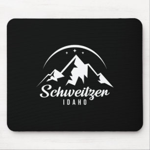 Schweitzer Idaho Ski Resort Skiing Snowboarding Mouse Pad