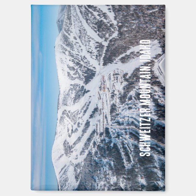 Schweitzer Mountain IDAHO SKI Magnet (Front)