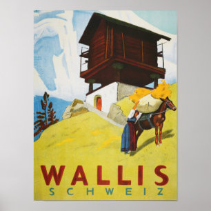 " Schweiz: 2022/heute - Kt. Wallis Sommer Reise... Poster