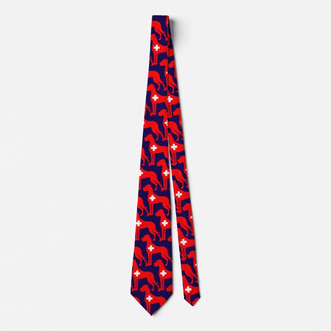 Schweiz Dogge Tie (Front)