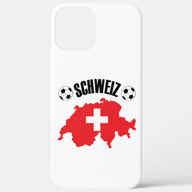 Schweiz Fussball Switzerland Map Case-Mate iPhone Case (Back)