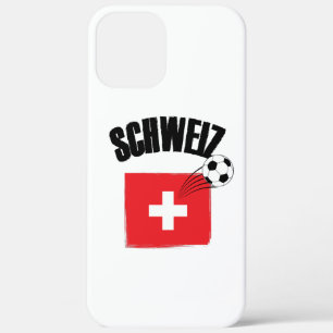 Schweiz Fussball Switzerland Soccer Flag iPhone 12 Pro Max Case