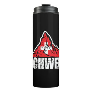 Schweiz Matterhorn Switzerland Vintage Thermal Tumbler
