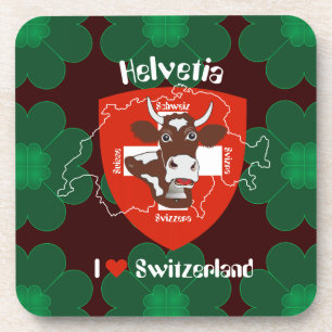Schweiz Suisse Svizzera Svizra Switzerland Coaster