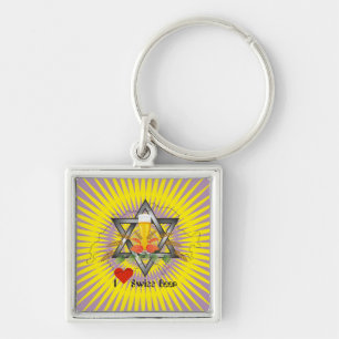 Schweiz - Suisse - Svizzera - Svizra - Switzerland Key Ring
