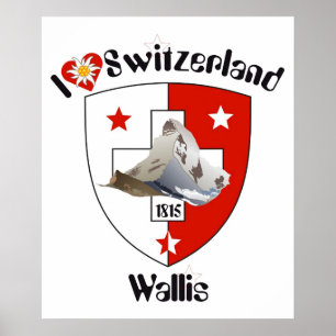 Schweiz, Suisse, Svizzera, Svizra, Switzerland Poster