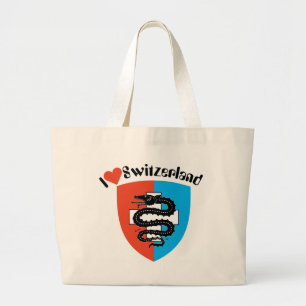 Schweiz Suisse Svizzera Svizra Switzerland Tasche Large Tote Bag