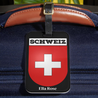 Schweiz | Switzerland Coat of Arms Luggage Tag